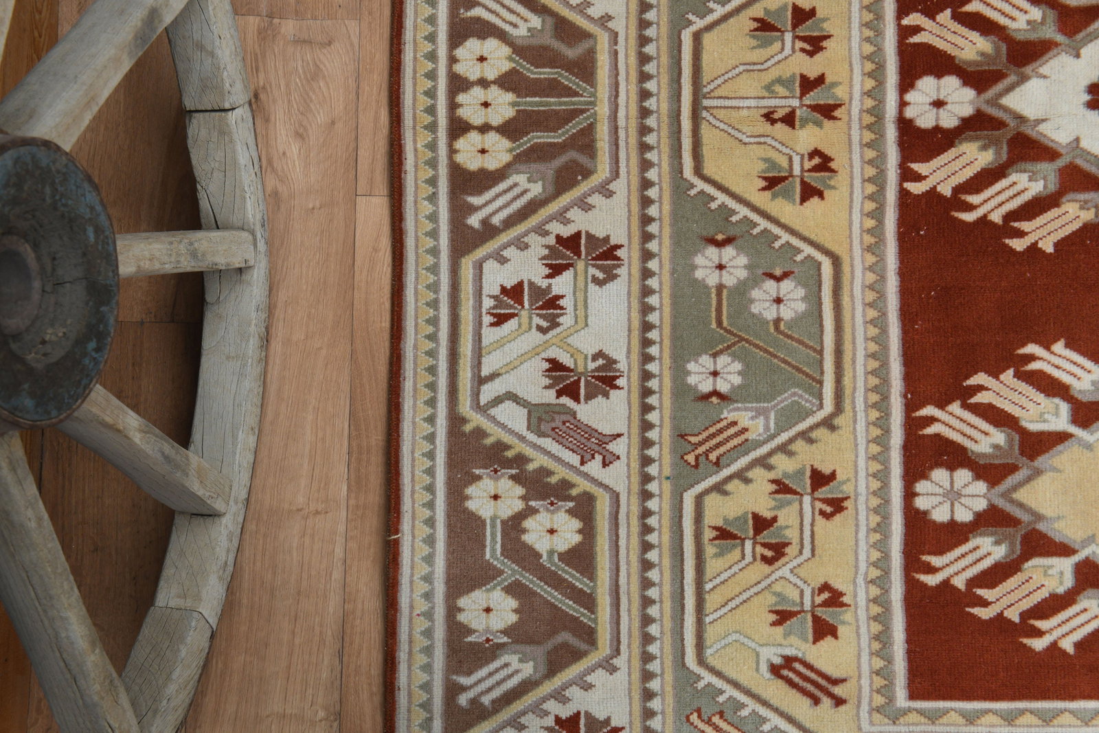 5'4x7'3 ft,BORDEED OUSHAK RUG - 6