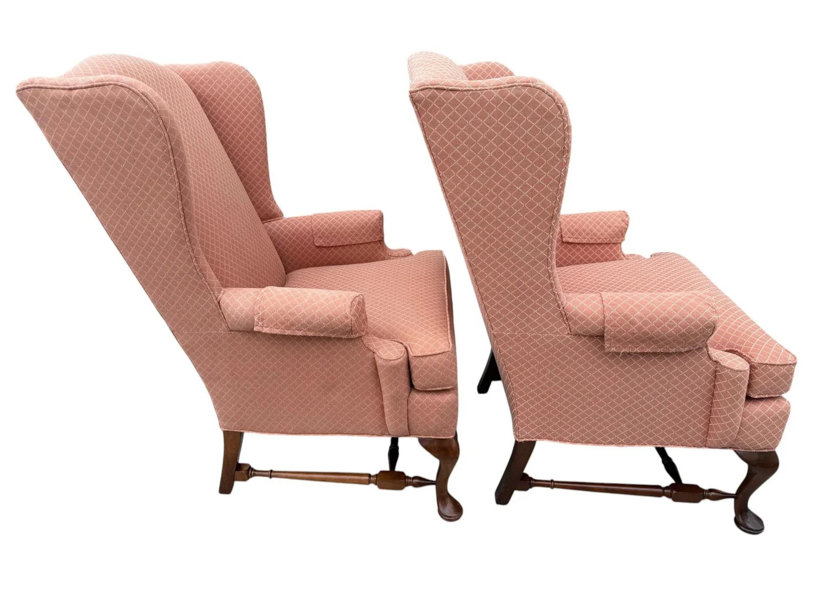 1980s Pennsylvania House Criterion 60 Wingback Chairs - A Pair - 2