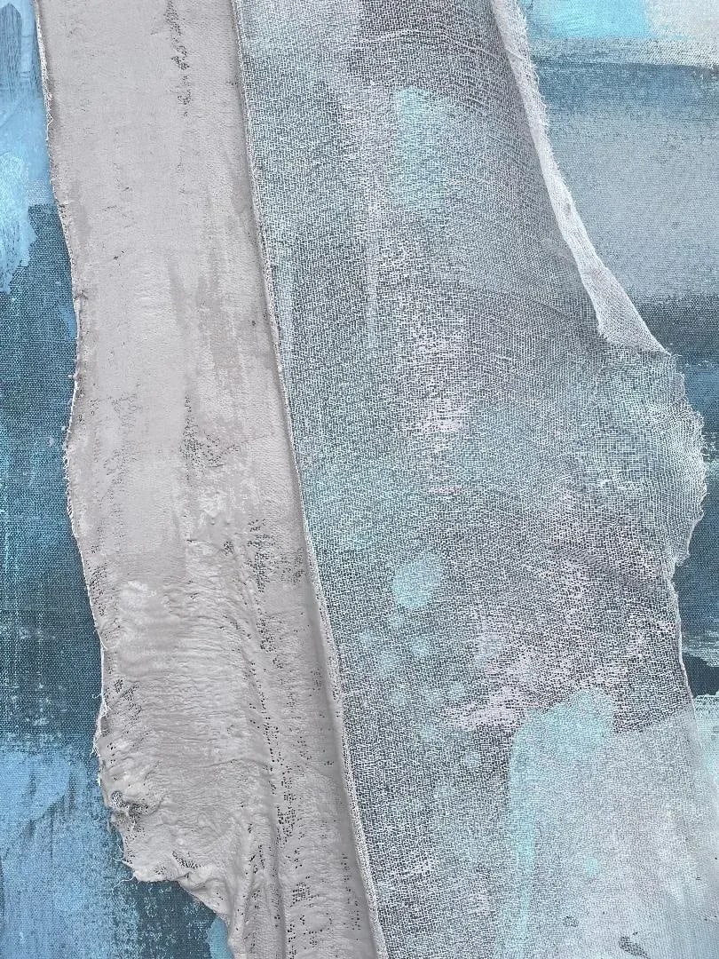 Echoes in the Night Sky Large-Scale Gestural Abstract Expression Painting - 7