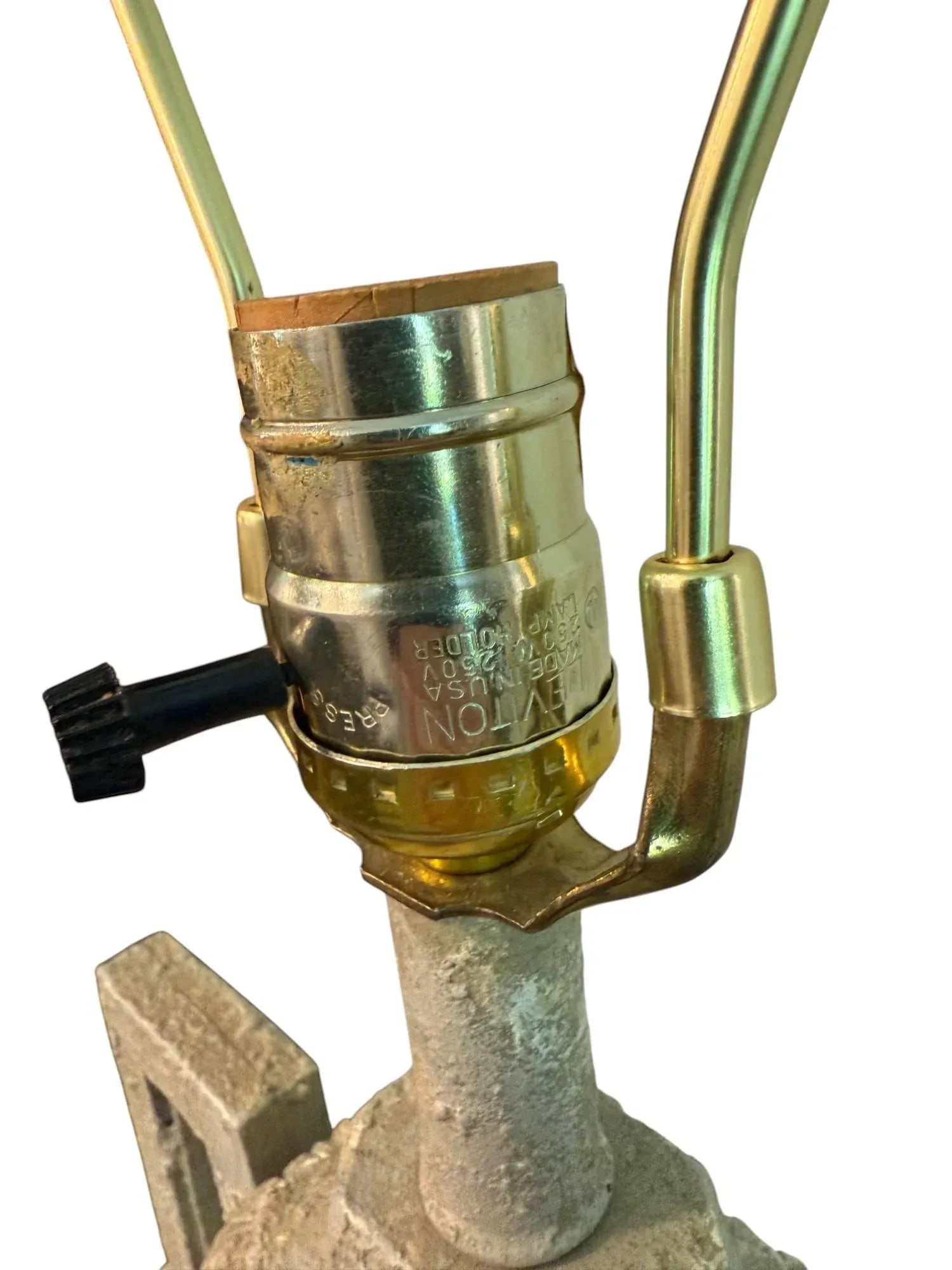 Late 20th Century Composite Urn Table Lamps - A Pair - 7