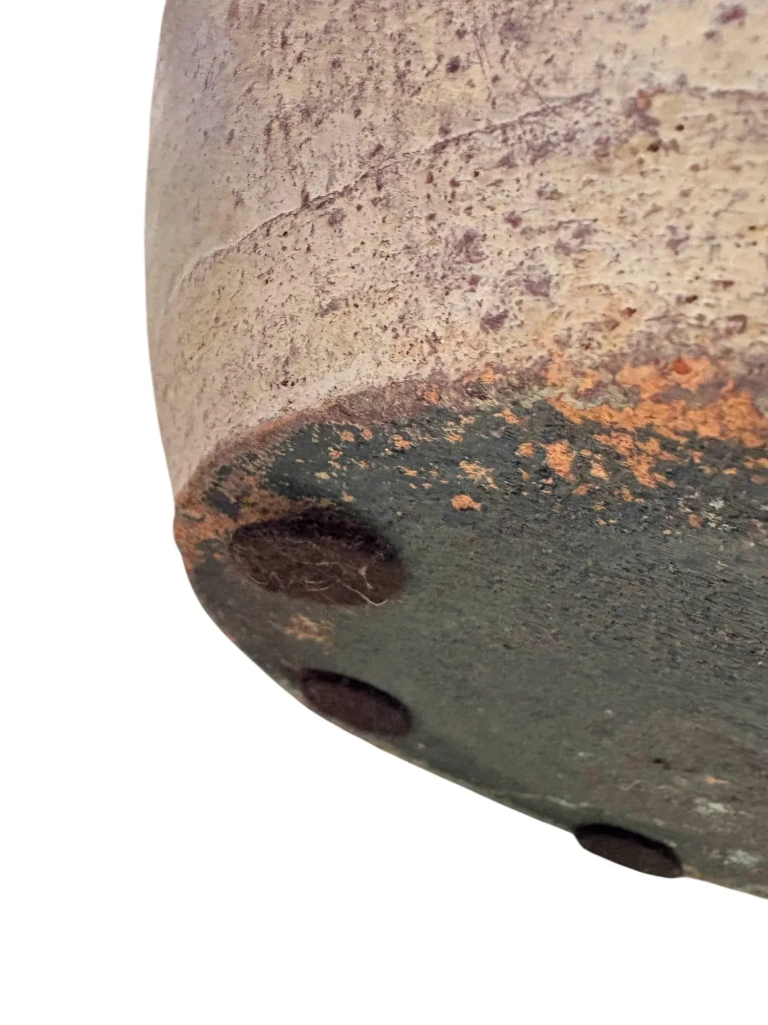 Wildwood Clay Jar With Leaves - 11