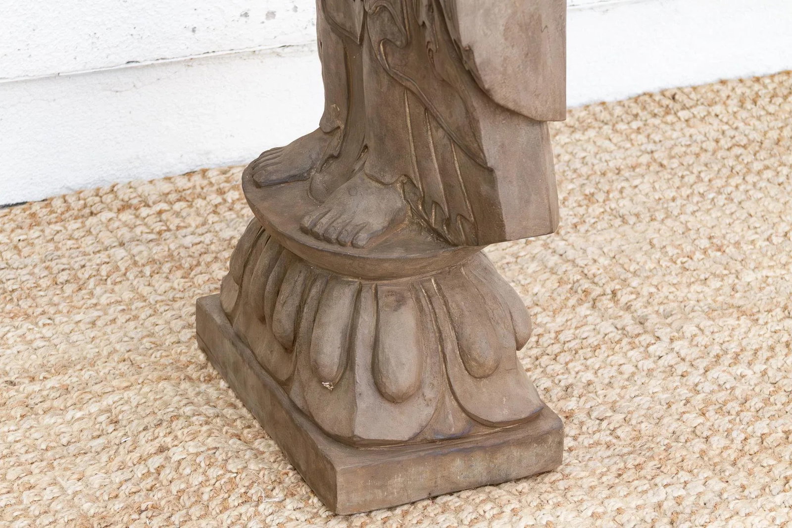 Monumental Stone Buddha W/Peaceful Presence - 11