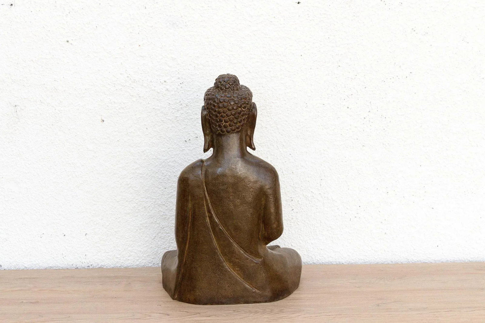 Handcarved Stone Seated Buddha - 7