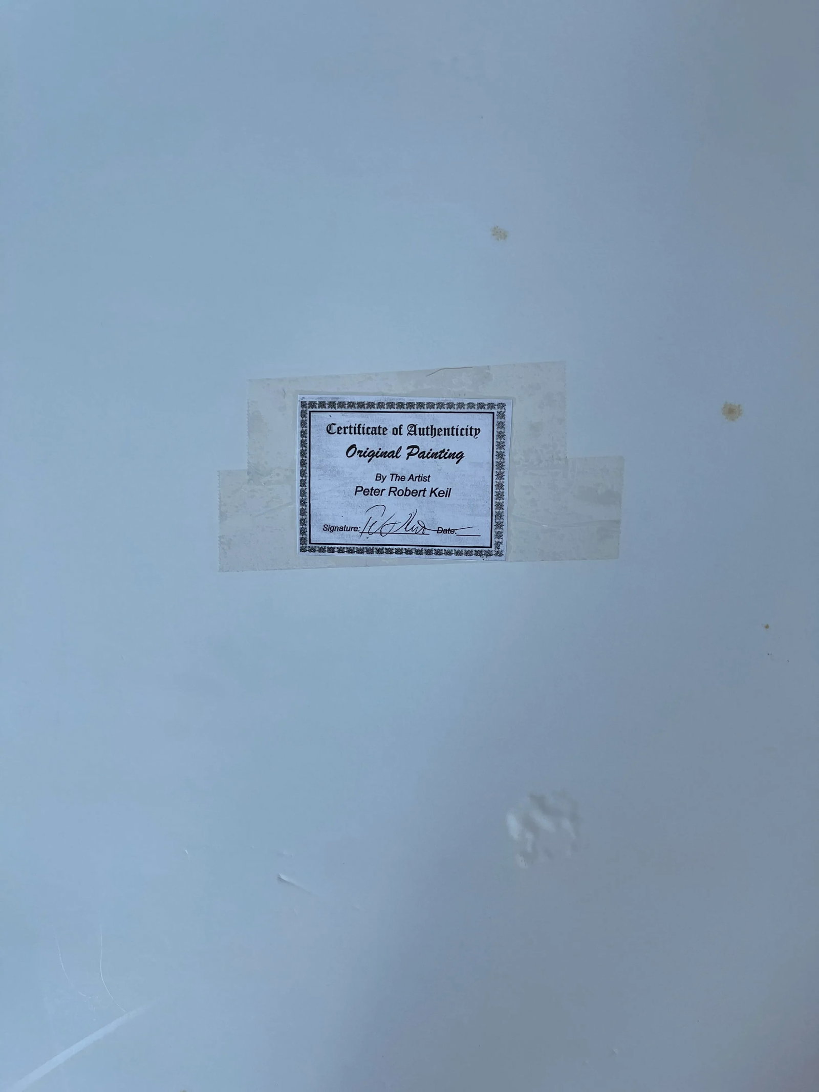 1974 Abstract Expressionist Portrait Acrylic Painting by Peter Keil, Framed - 5