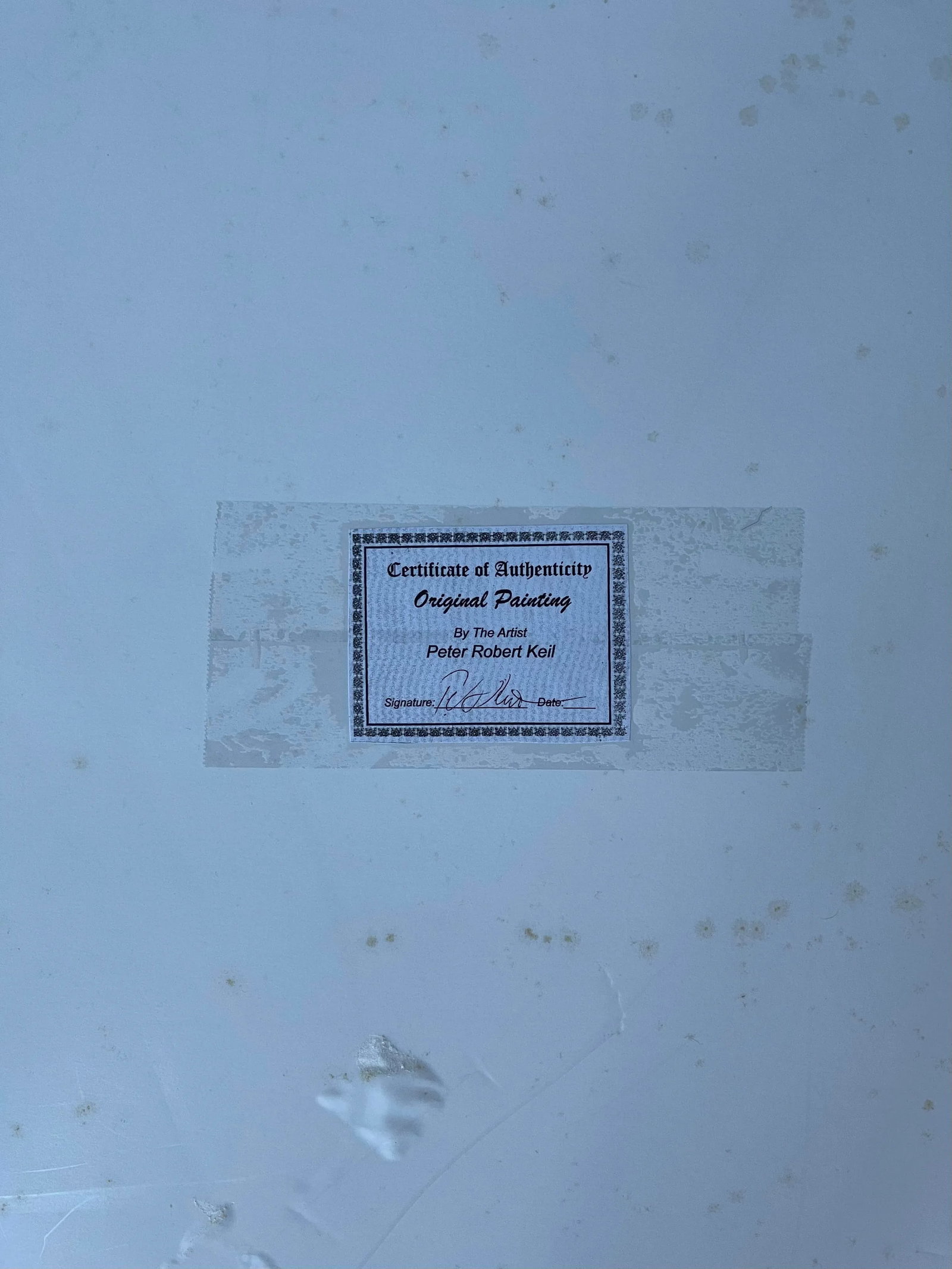 Mid 20th Century Abstract Expressionist Portrait Acrylic Painting by Peter Keil, Framed - 6