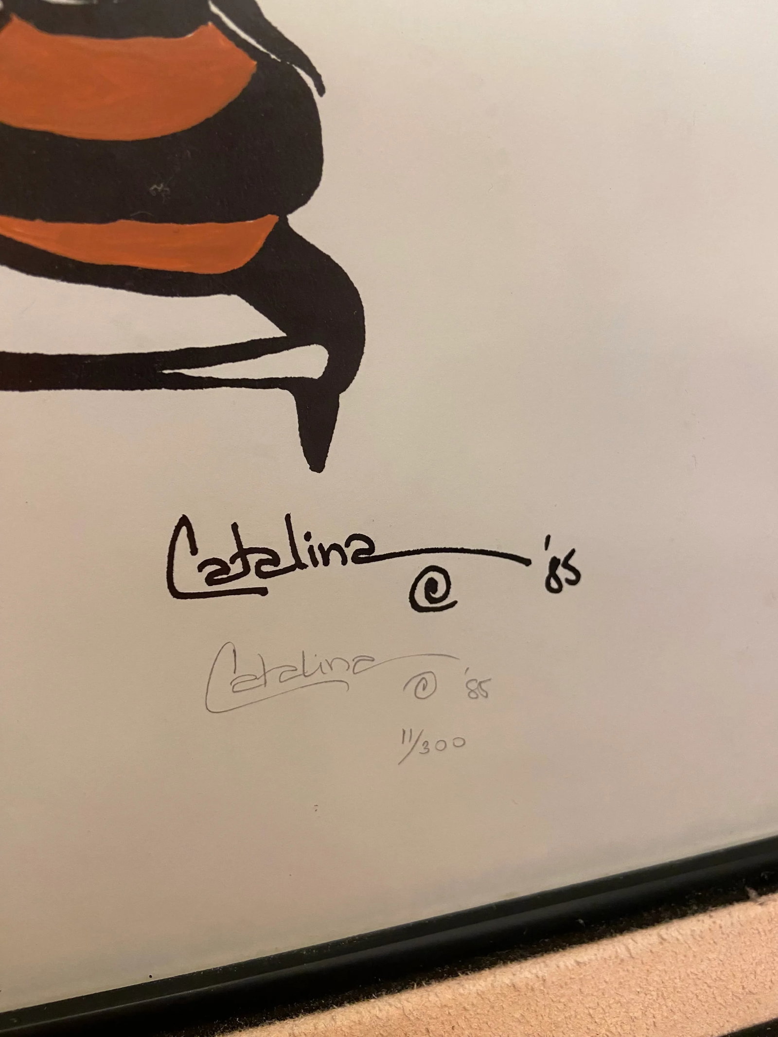 Lithograph Figurative Signed by Catalina - 3