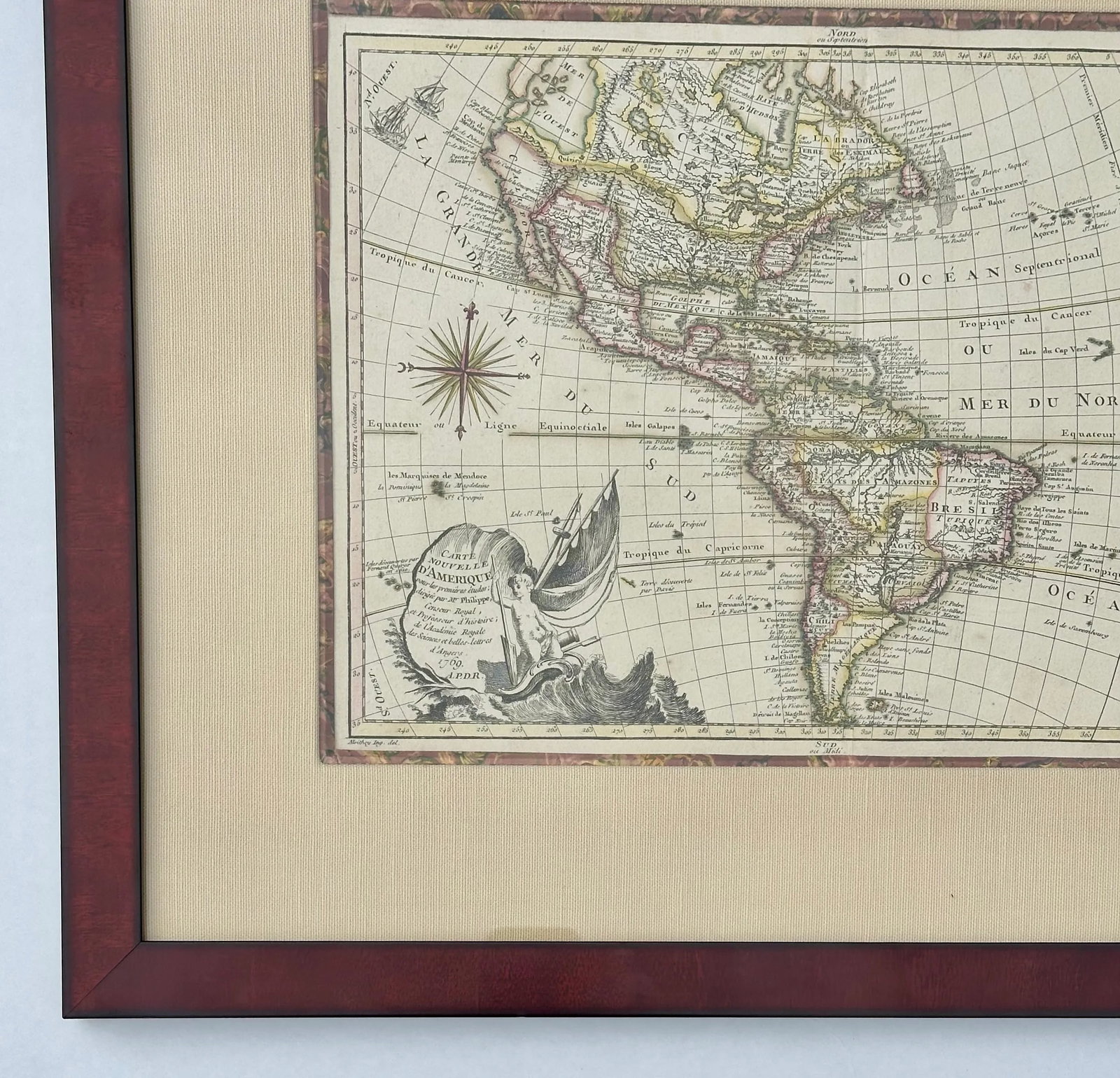 North America Map by Etienne-Andre Philippe De Pretot, 1769 - 2