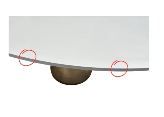 Williams-Sonoma Oval Dining Table Top – Blizzard Caesarstone (Tabletop Only) - 4
