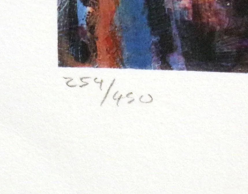 Late 20th Century "Venice II" Impressionist Style Serigraph Signed and Numbered by John Hammond - 3