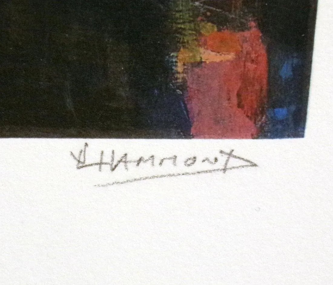 Late 20th Century "Venice II" Impressionist Style Serigraph Signed and Numbered by John Hammond - 4