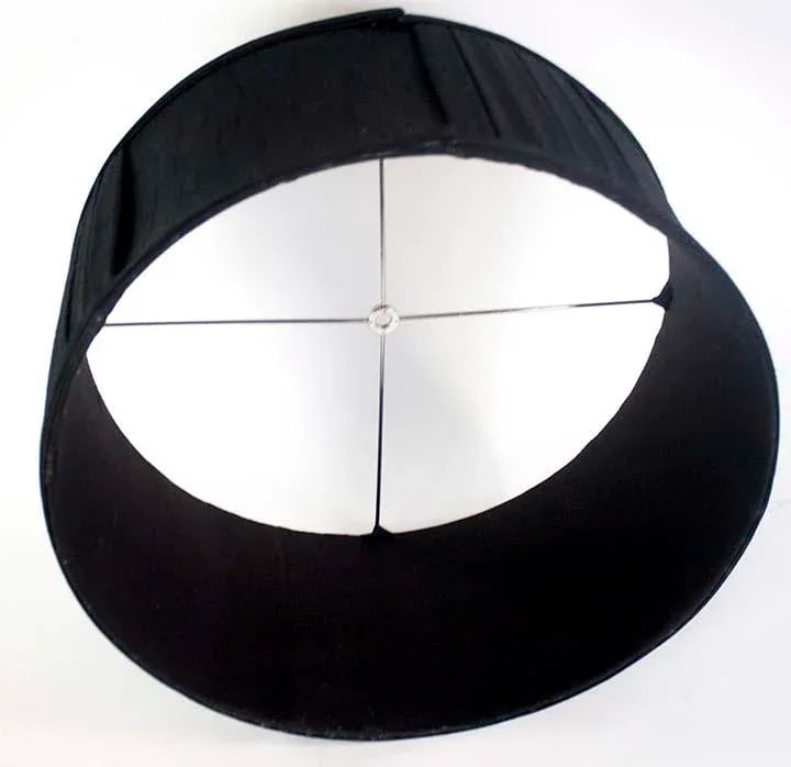 Shallow Drum Lamp Shade - Intermittent Pleats - 5