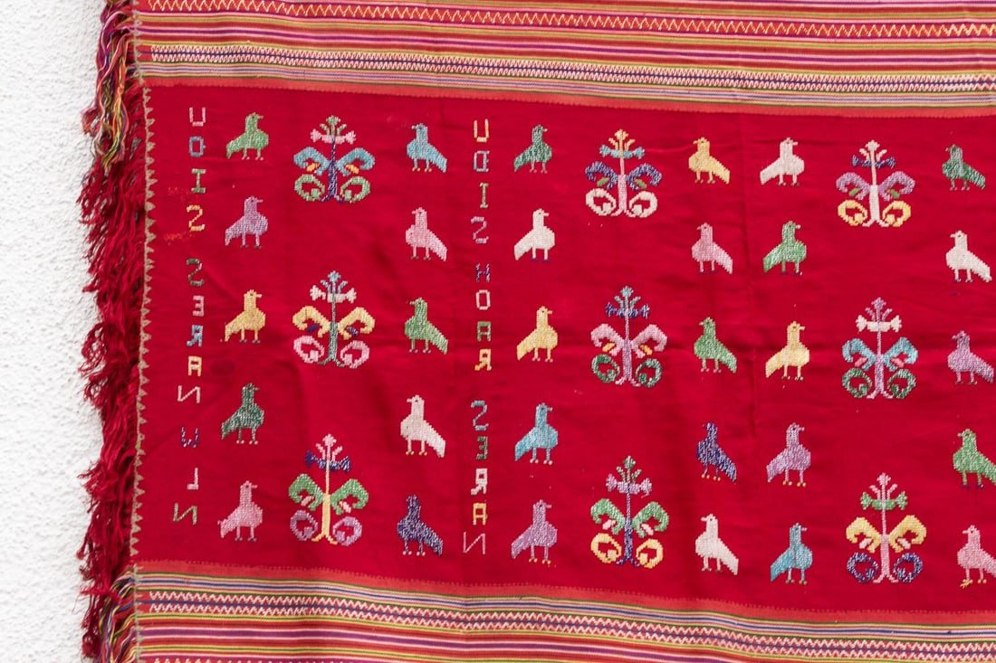 Antique Timor Tribe Figural Blanket - 2