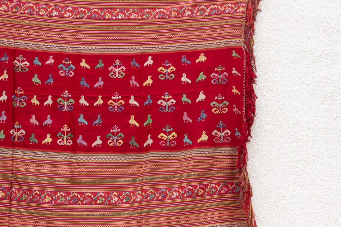 Antique Timor Tribe Figural Blanket - 4