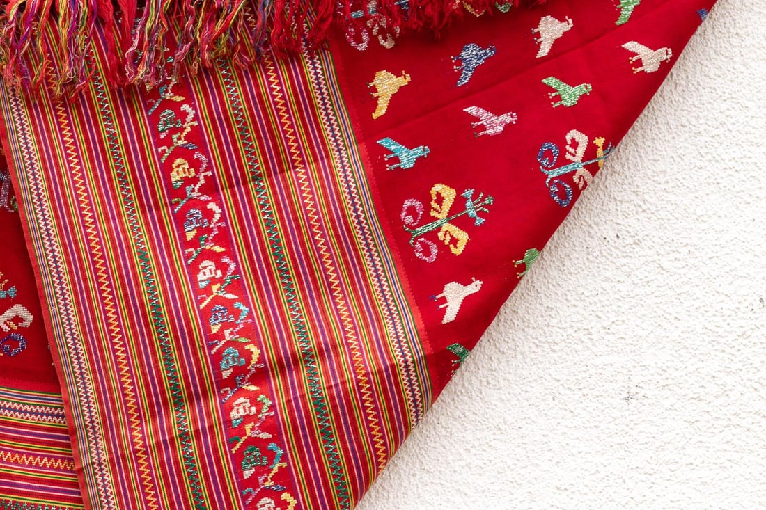 Antique Timor Tribe Figural Blanket - 6