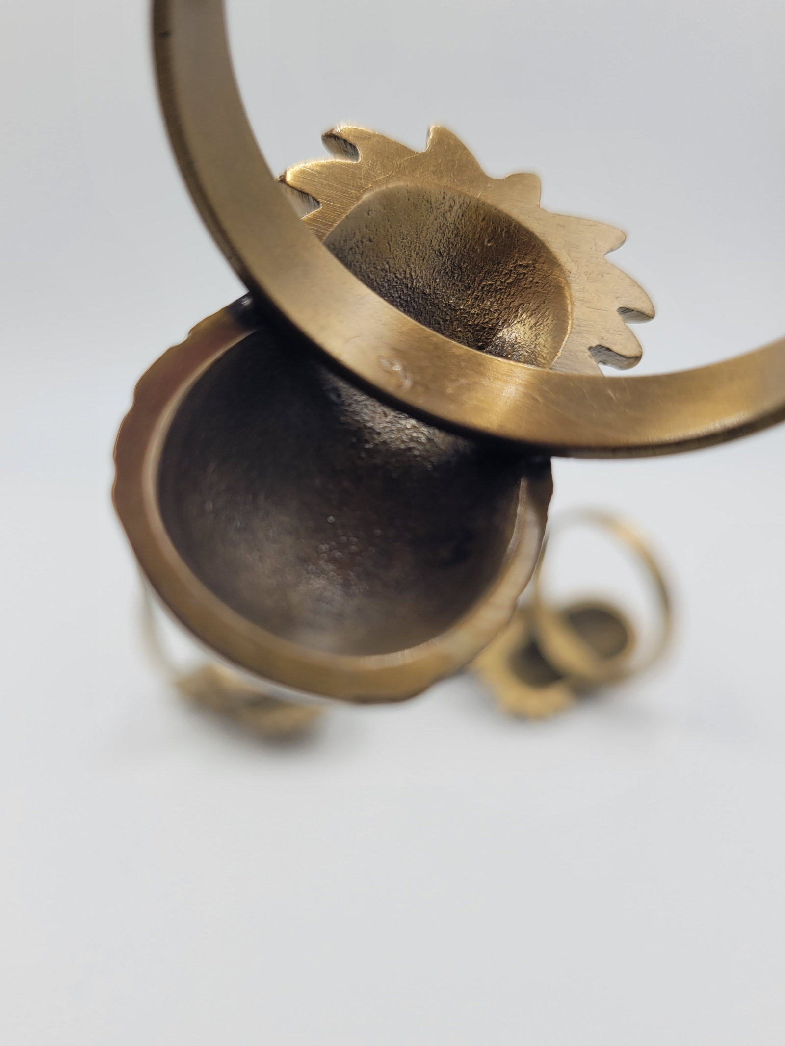 Mid 20th Century Mid-Century Brass Pineapple Napkin Rings - 5