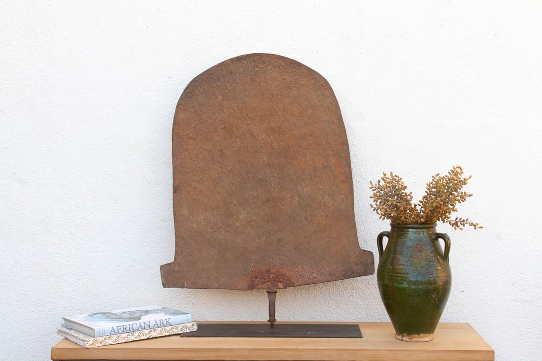 38lb Large Antique Hand-Forged Congo Currency - 2