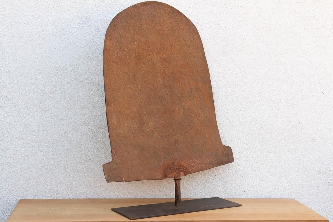 38lb Large Antique Hand-Forged Congo Currency - 3