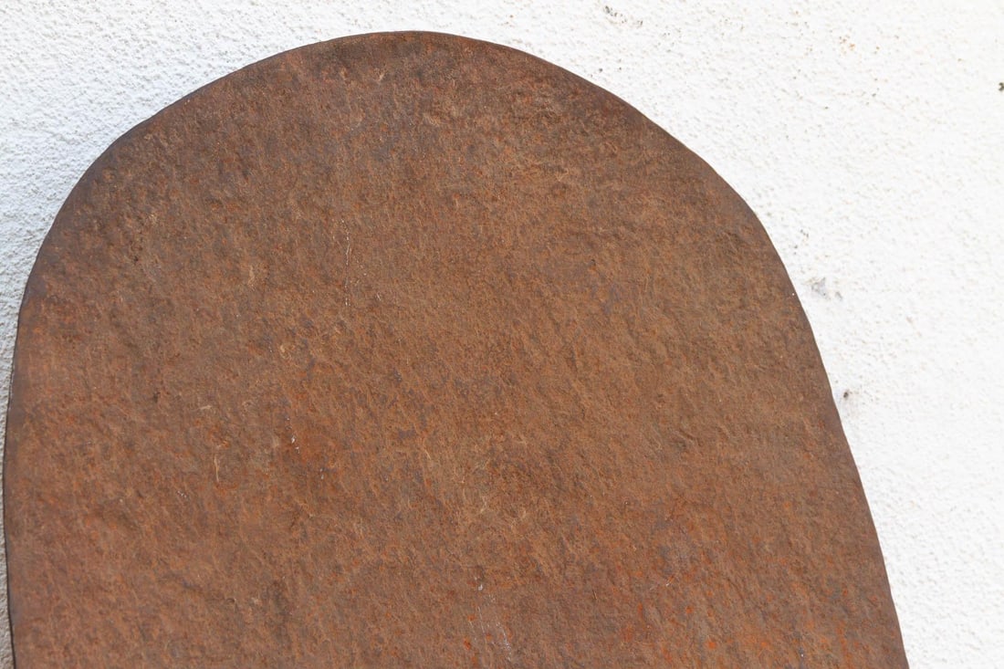 38lb Large Antique Hand-Forged Congo Currency - 5