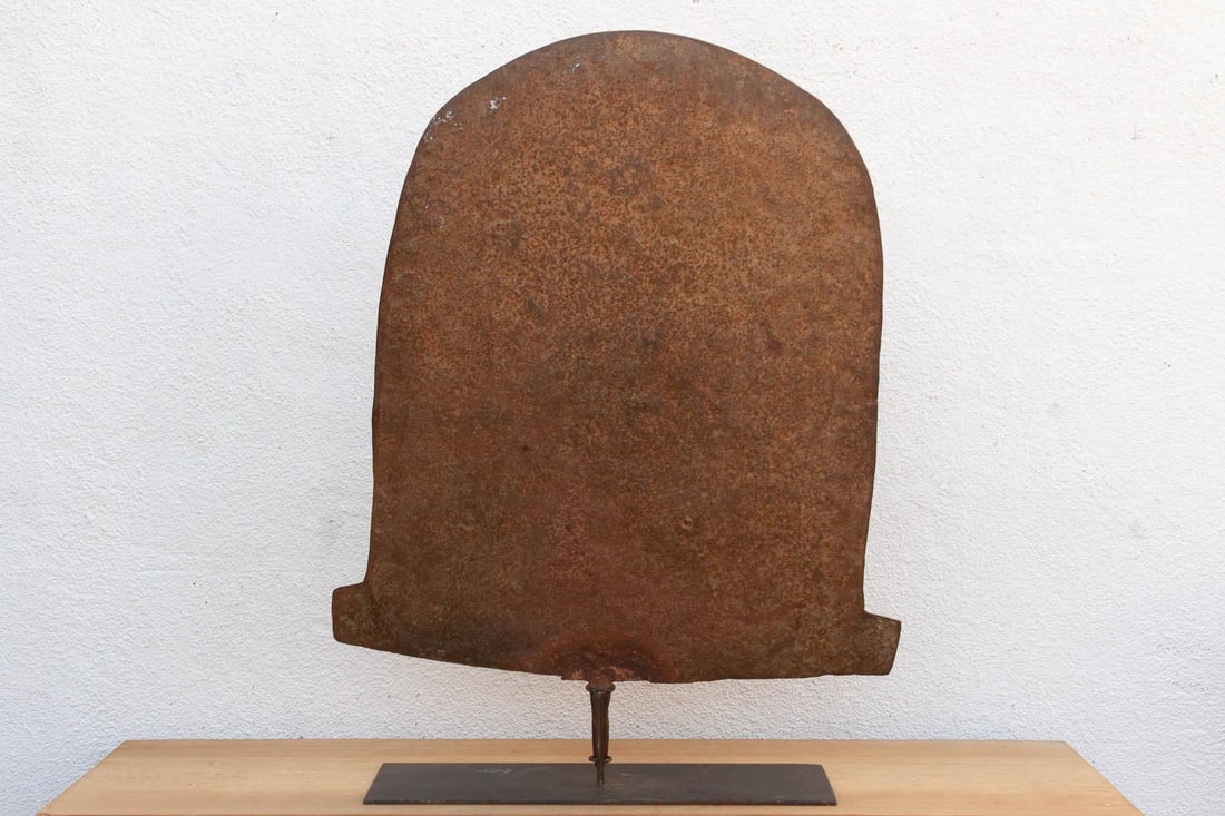 38lb Large Antique Hand-Forged Congo Currency - 6