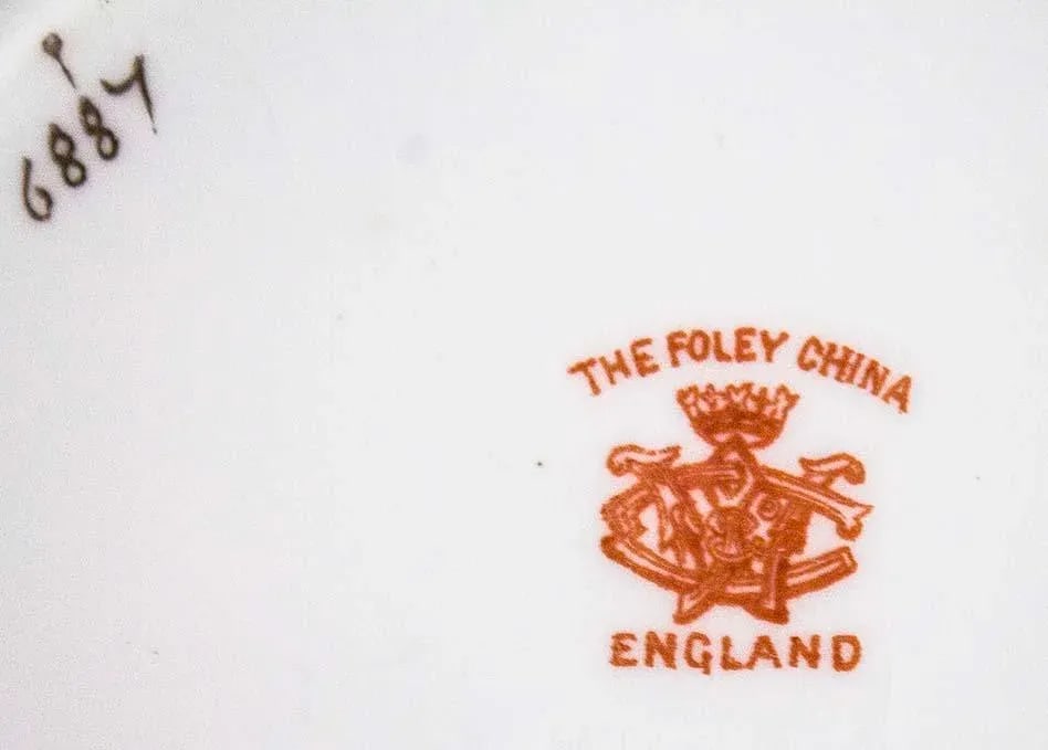 The Foley China Plates & Tea Cup -4 Pcs From England - 8