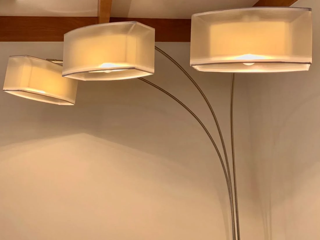 Postmodern Swing Arm Arc Floor Lamp - 2