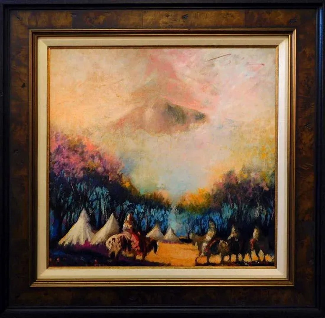 A Long Way Home on a Day Like This Contemporary Earl Biss Giclee Print, Framed (1 of 3)