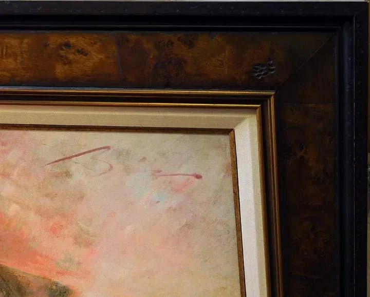 A Long Way Home on a Day Like This Contemporary Earl Biss Giclee Print, Framed - 3