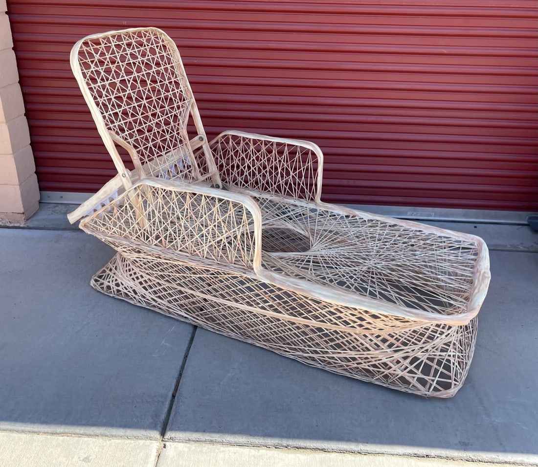 1960s Mid-Century Russell Woodard Spun Fiberglass Chaise Lounge - 2