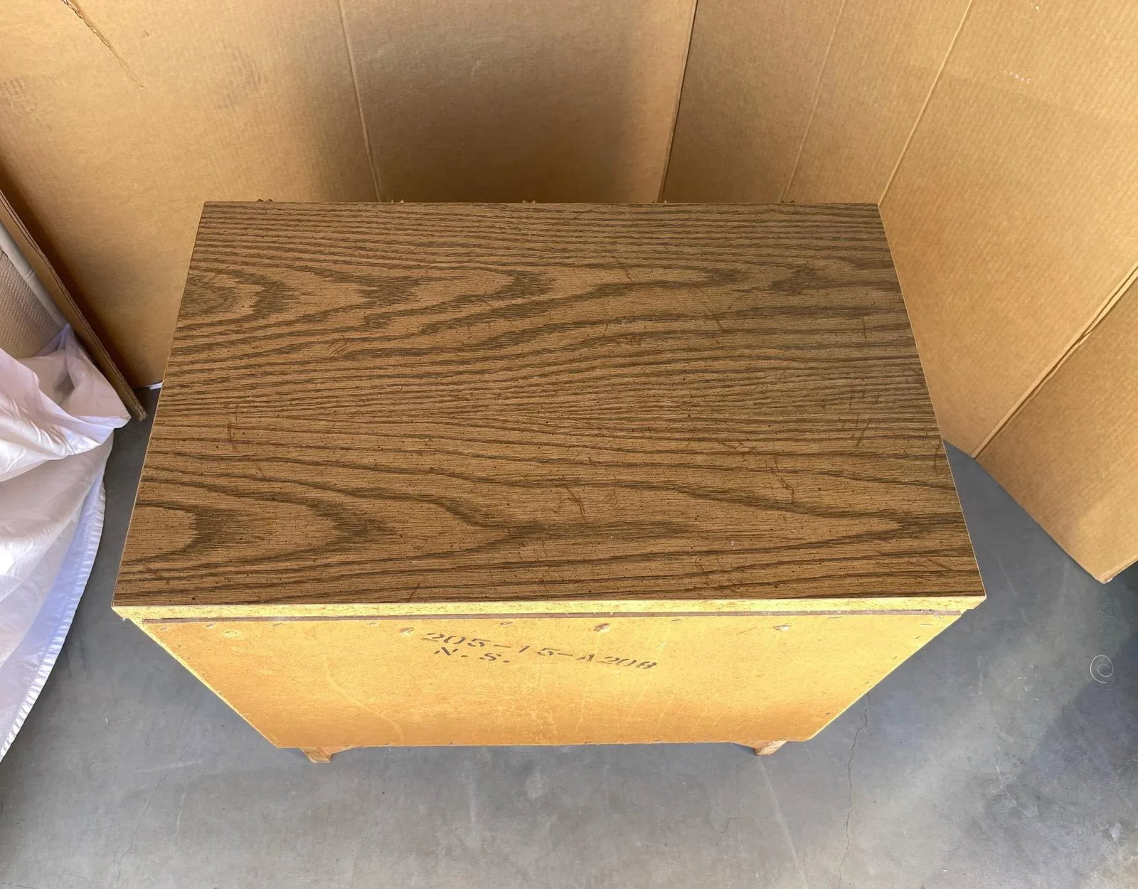 Vintage Mid-Century Thomasville Faux Bamboo 2 Drawer Nightstand - 3