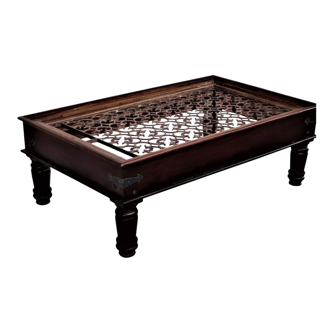 Farmhouse Style Antique Door Repurposed Coffee Table | Distressed Blue Center Table | Rustic Solid W: Dimensions: 53" wide X 32" deep X 18" high Features: "• A rare piece and only one of its kind available "• Environmentally friendly and sustainable "• Frame and legs crafted from