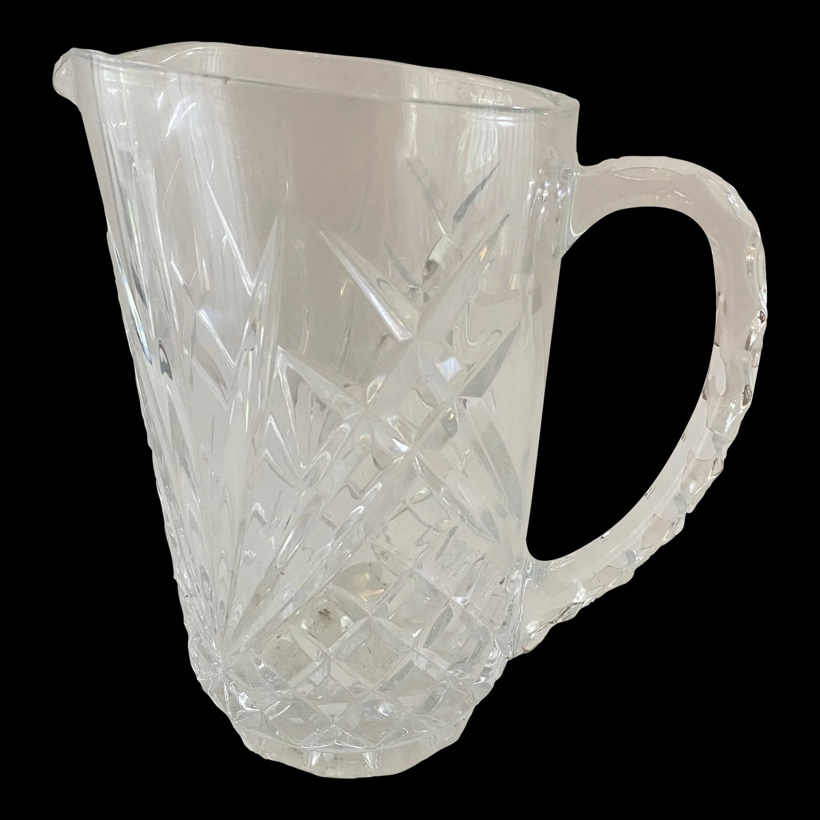 Vintage 1990s French Cristal D'Arques Durand Cut Crystal Pitcher (1 of 7)