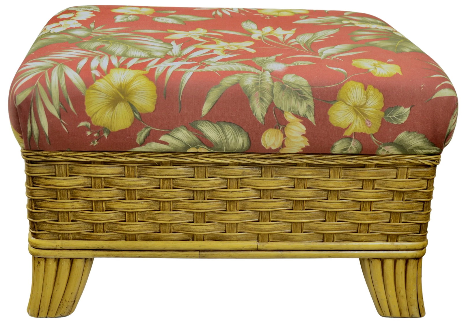 Braxton Culler Woven Bamboo Ottoman - 6