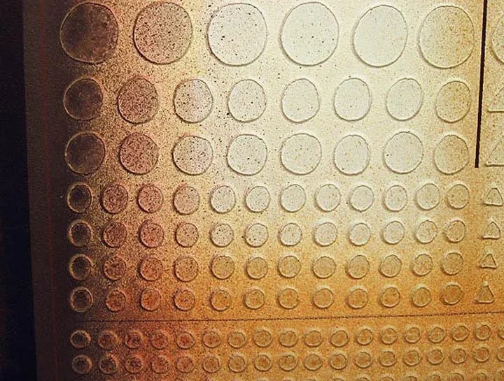 Paul Maxwell "#674 Veil" Signed Fine Art Stencil Casting - 3