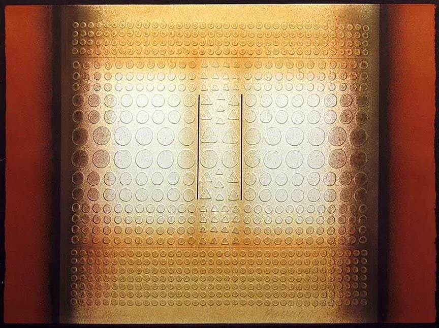 Paul Maxwell "#674 Veil" Signed Fine Art Stencil Casting - 5