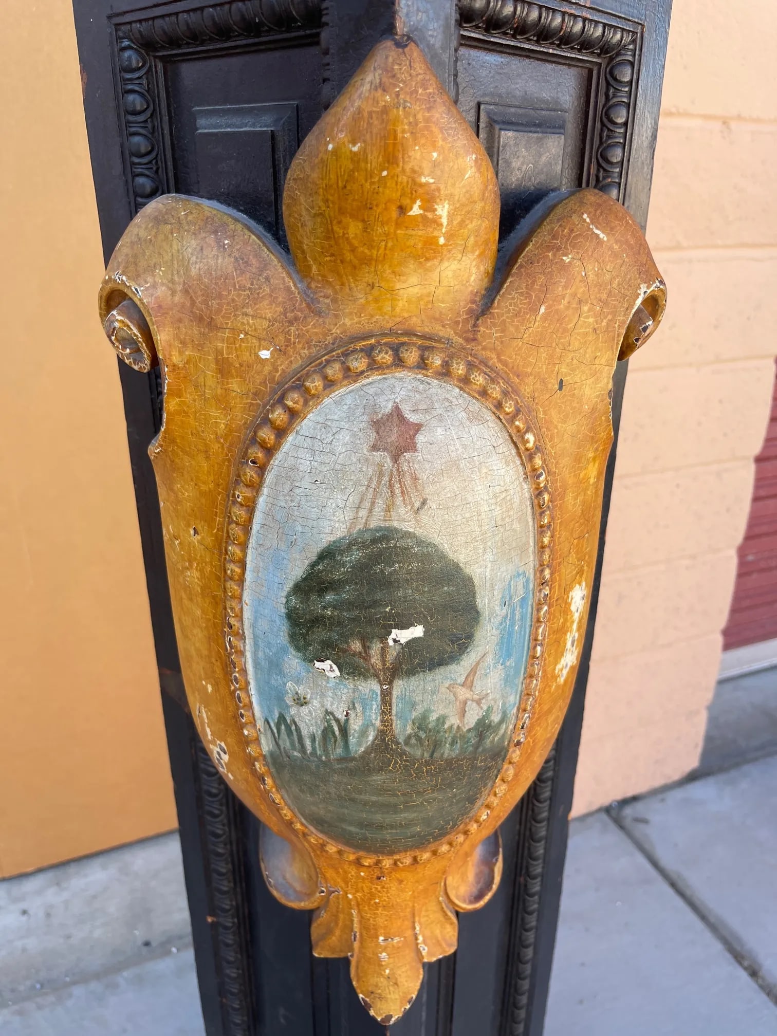 Antique 19c Architectural Salvage Newel Post-A Pair - 2