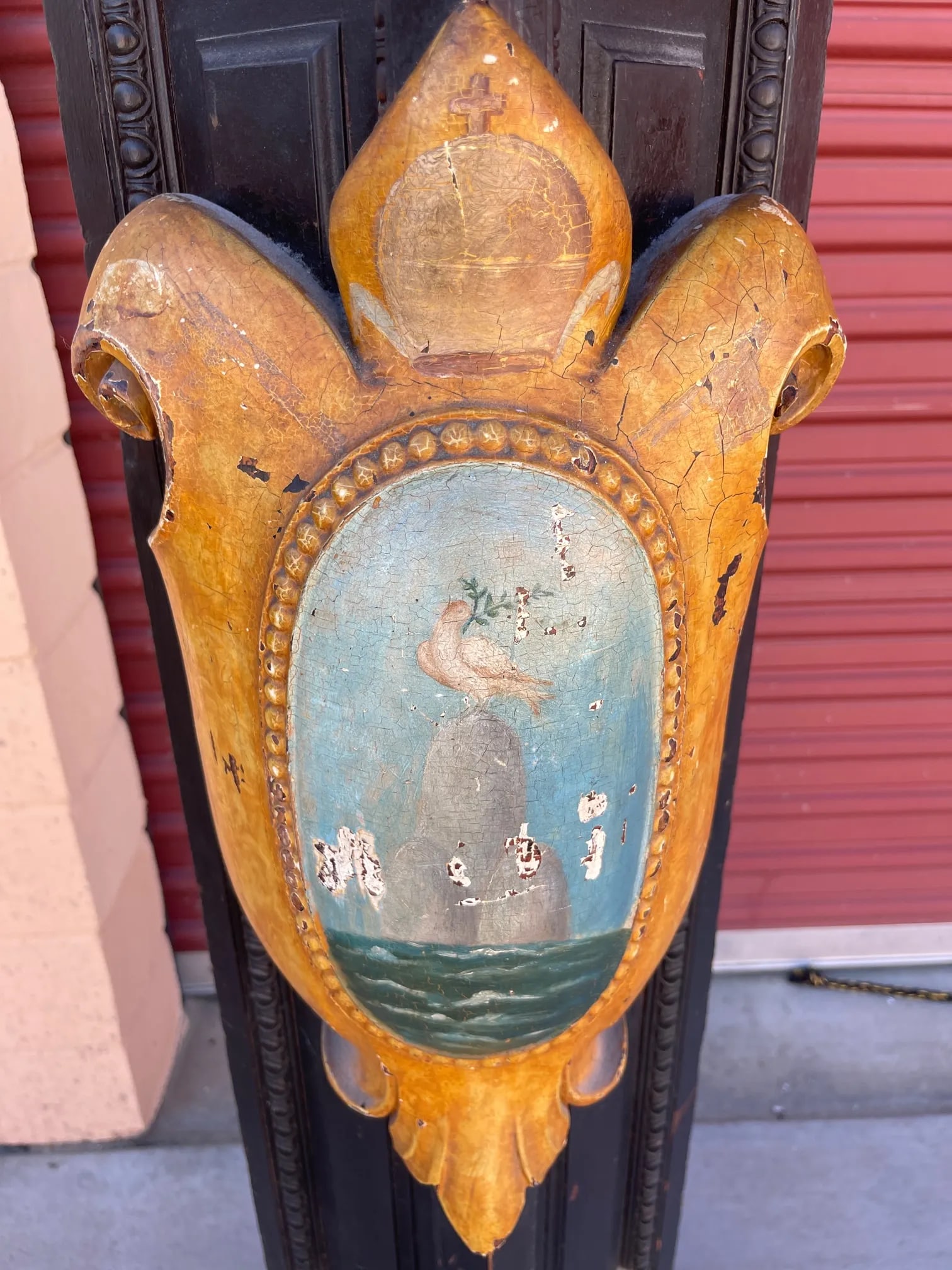 Antique 19c Architectural Salvage Newel Post-A Pair - 3