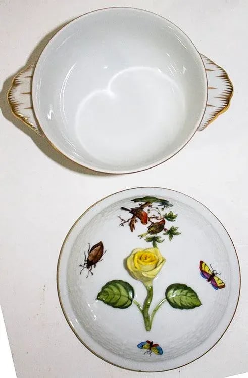 Herend Covered Sugar/Candy Dish - Made in Hungary - 2