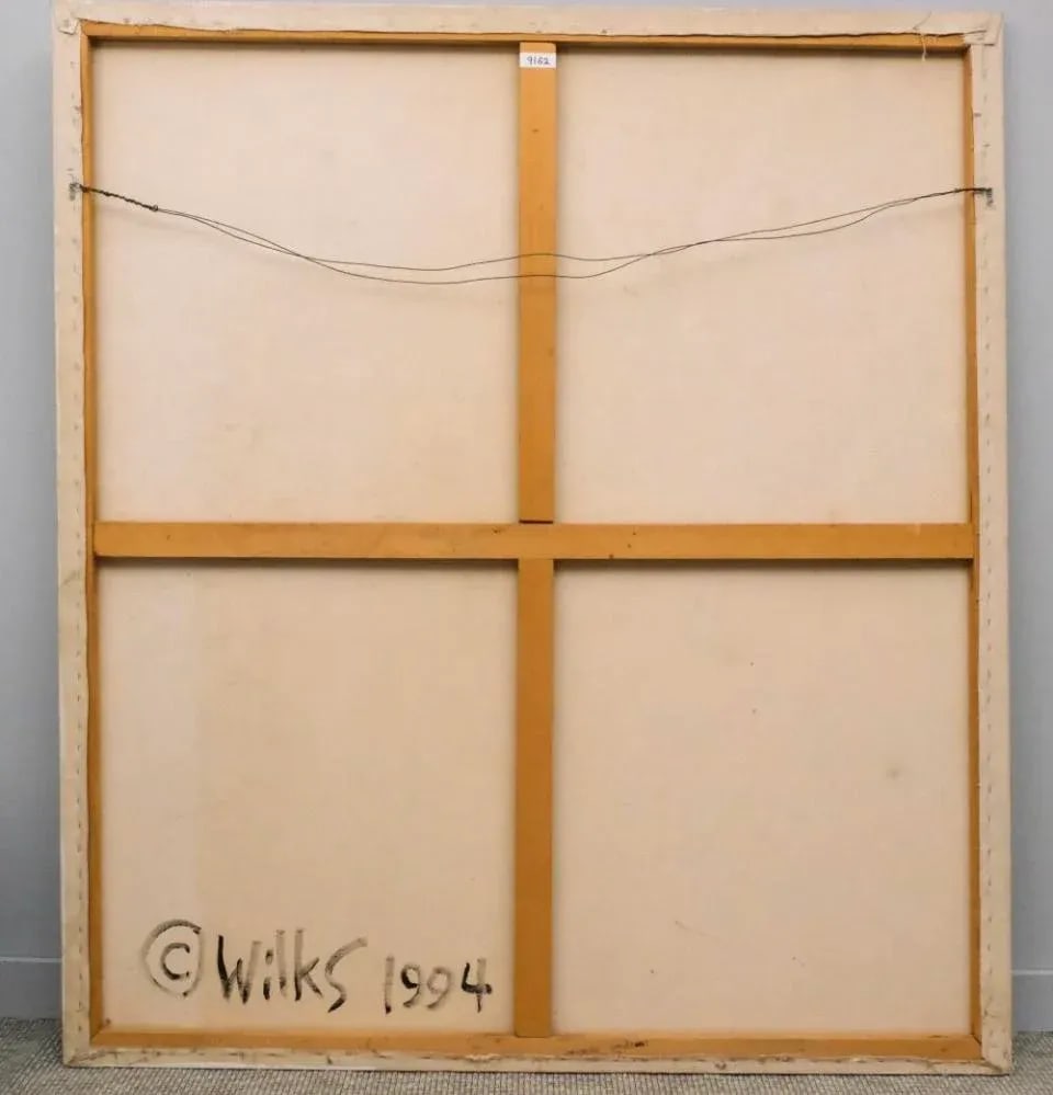 Darrell Wilks 'Never More' Mixed Media Collage 1994. Woodstock - 6