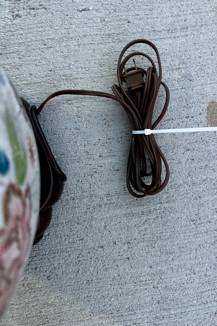 Vintage Samuel L. Dinkelspiel Chinoiserie Ginger Jar Table Lamp - 7