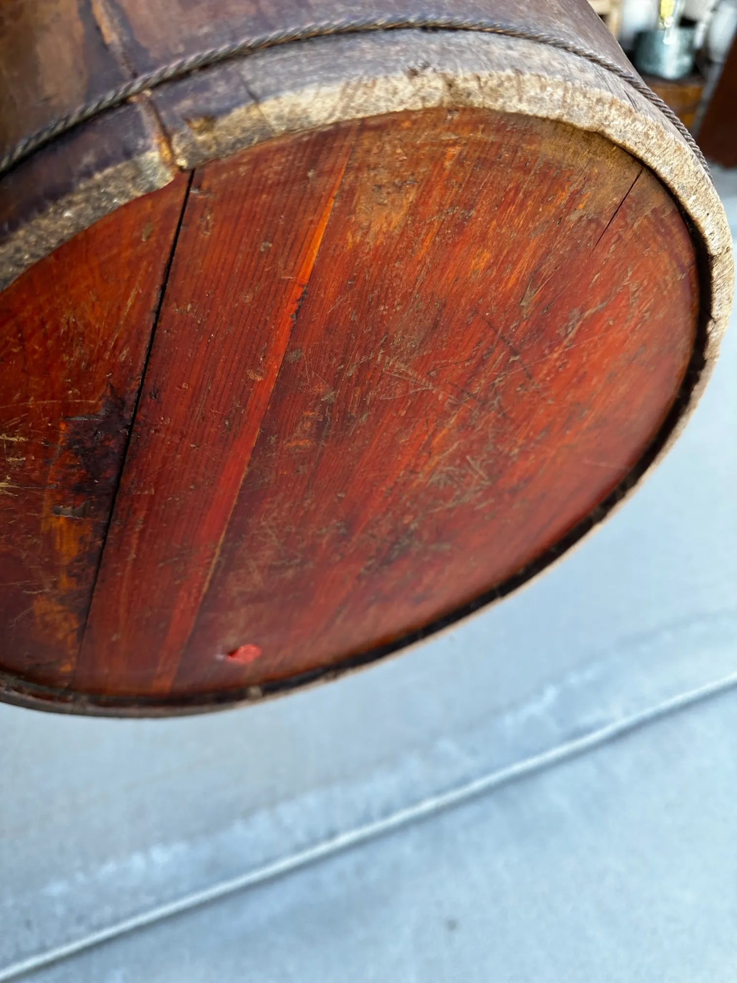 Vintage Chinese Wood Swan Bucket - 7