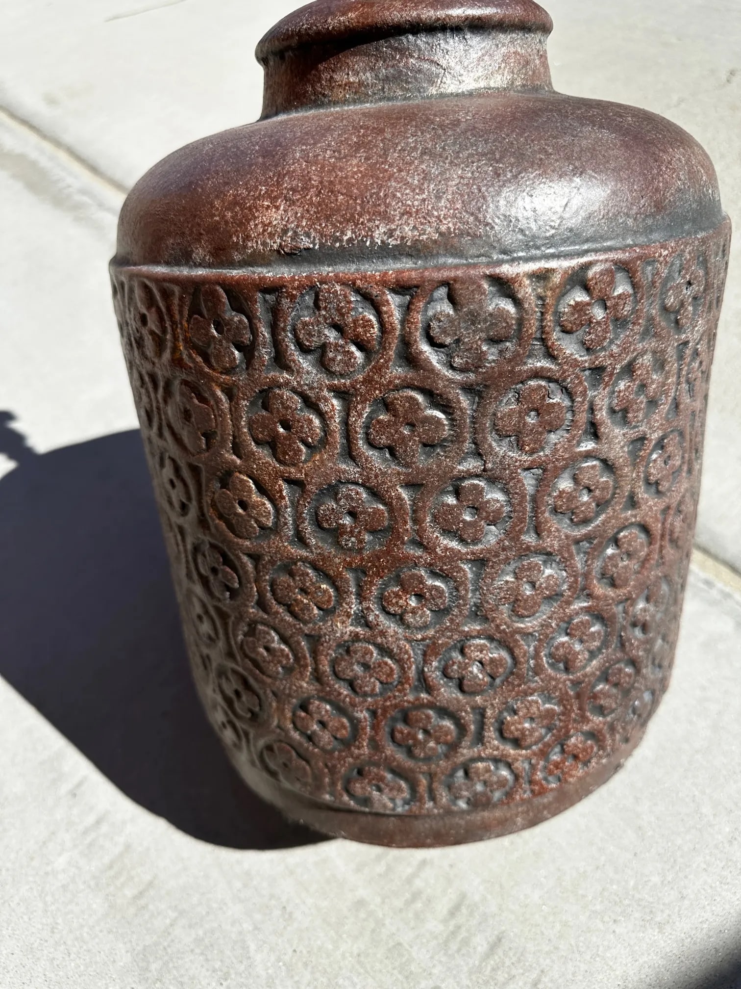 Vintage Postmodern Ceramic Urn Table Lamp - 2