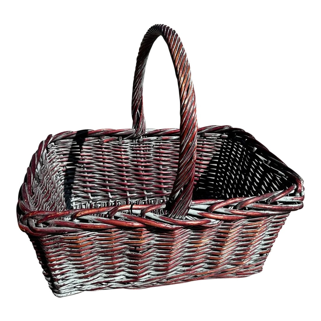 Rustic European Woven Wicker Gathering Basket (1 of 8)