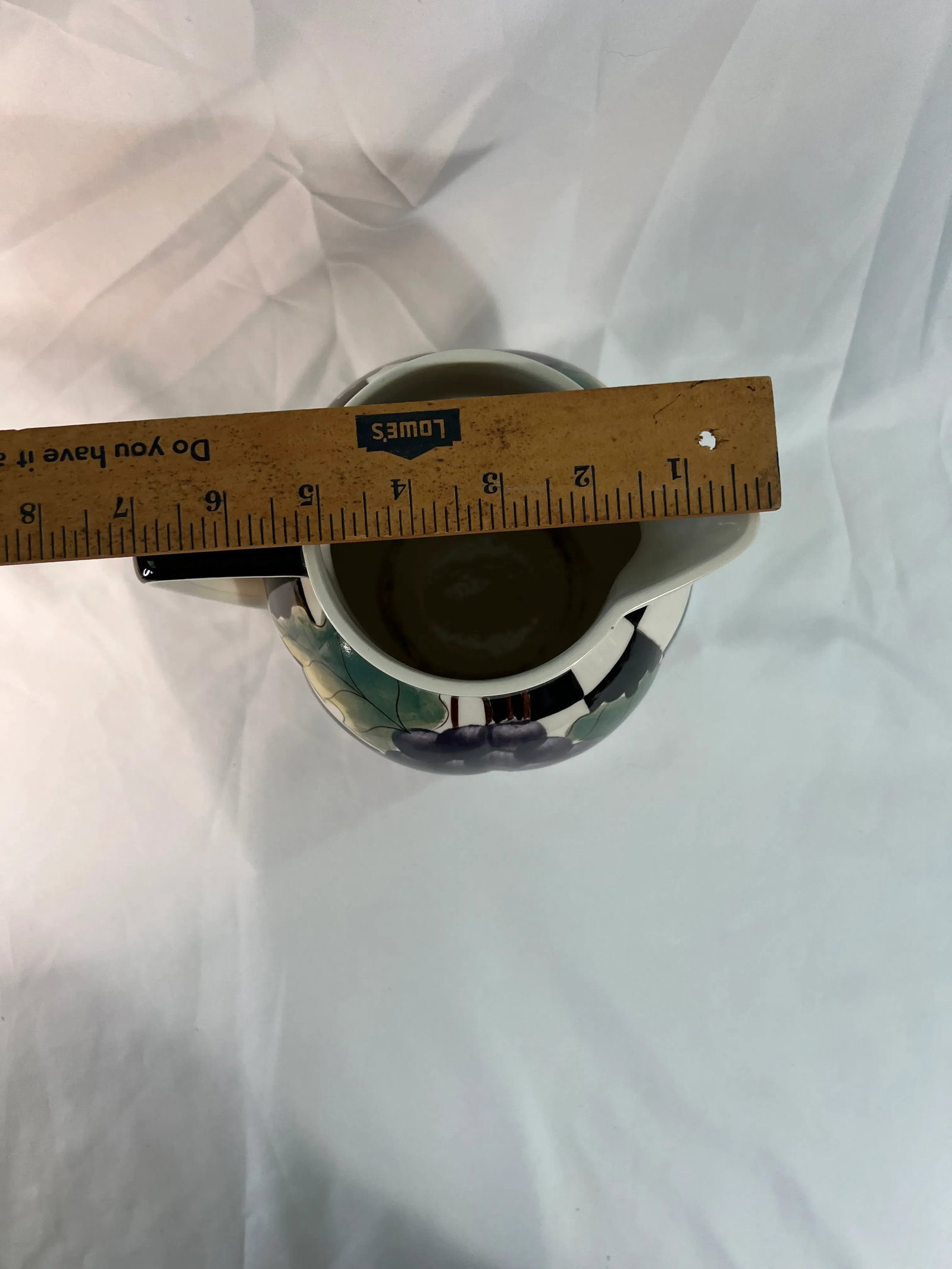 Vintage Laura Ashley Grape Jug or Pitcher - 6