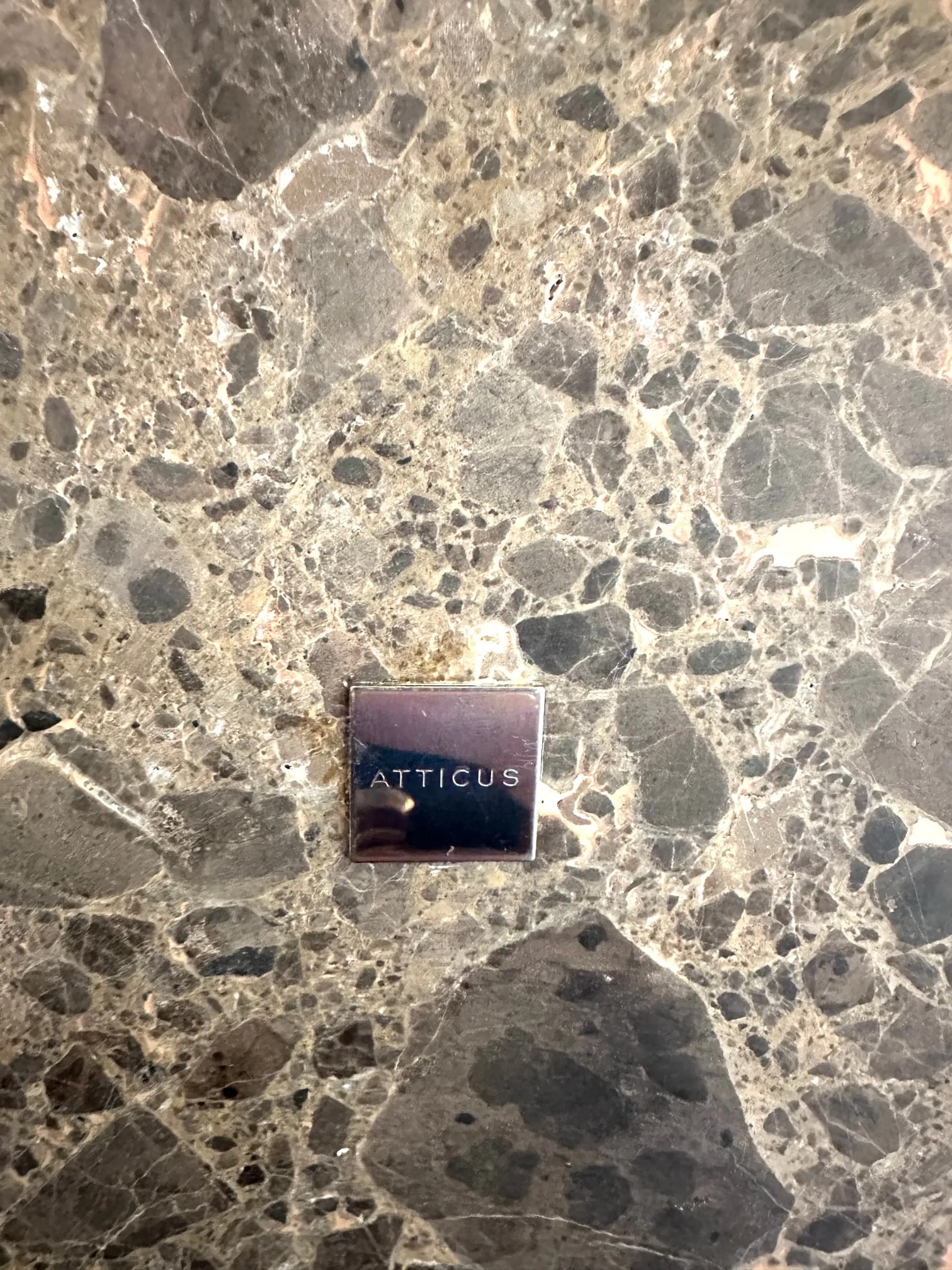 Atticus Marble Cheese Board W/Knife Set - 4