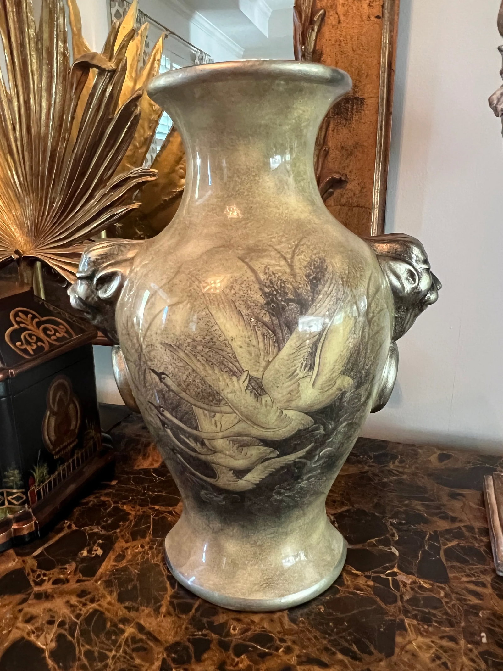 Bombay Swan Wall Pocket - 2