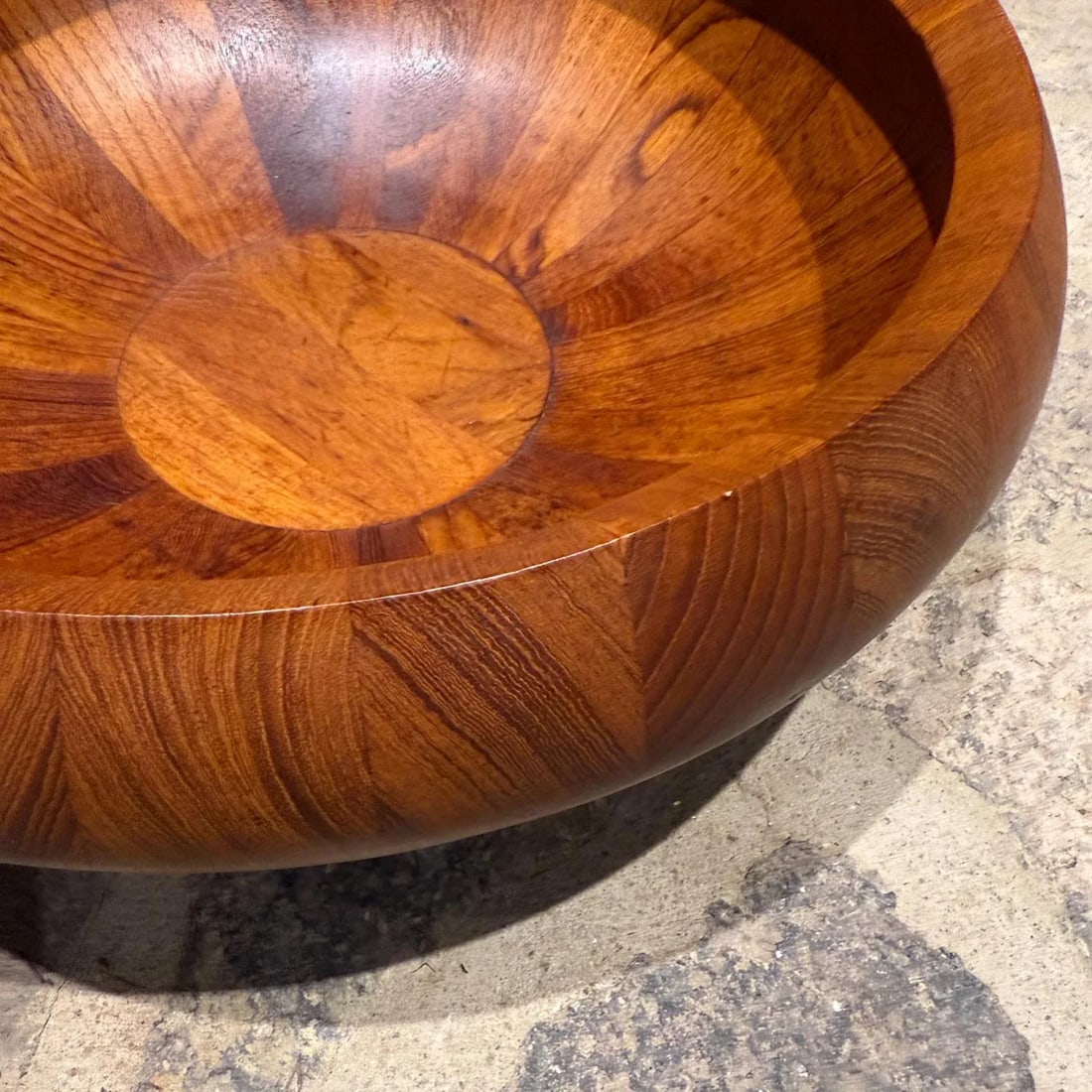 Scandinavian Modern Large Dansk Staved Teak Salad Bowl Jens Quistgaard - 6