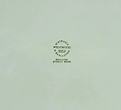 Wedgwood Queens Ware Teapot Sugar Creamer Celadon Pattern - 3 Pcs - 3