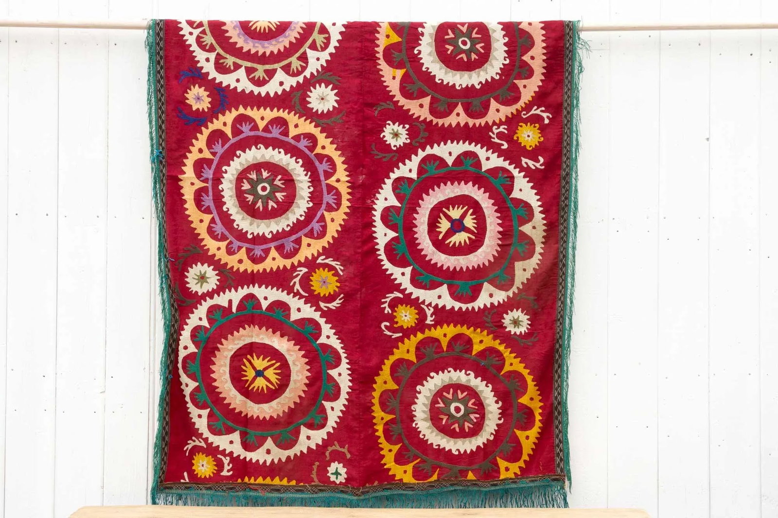 Mid-Century Mandawa Suzani Throw - 2