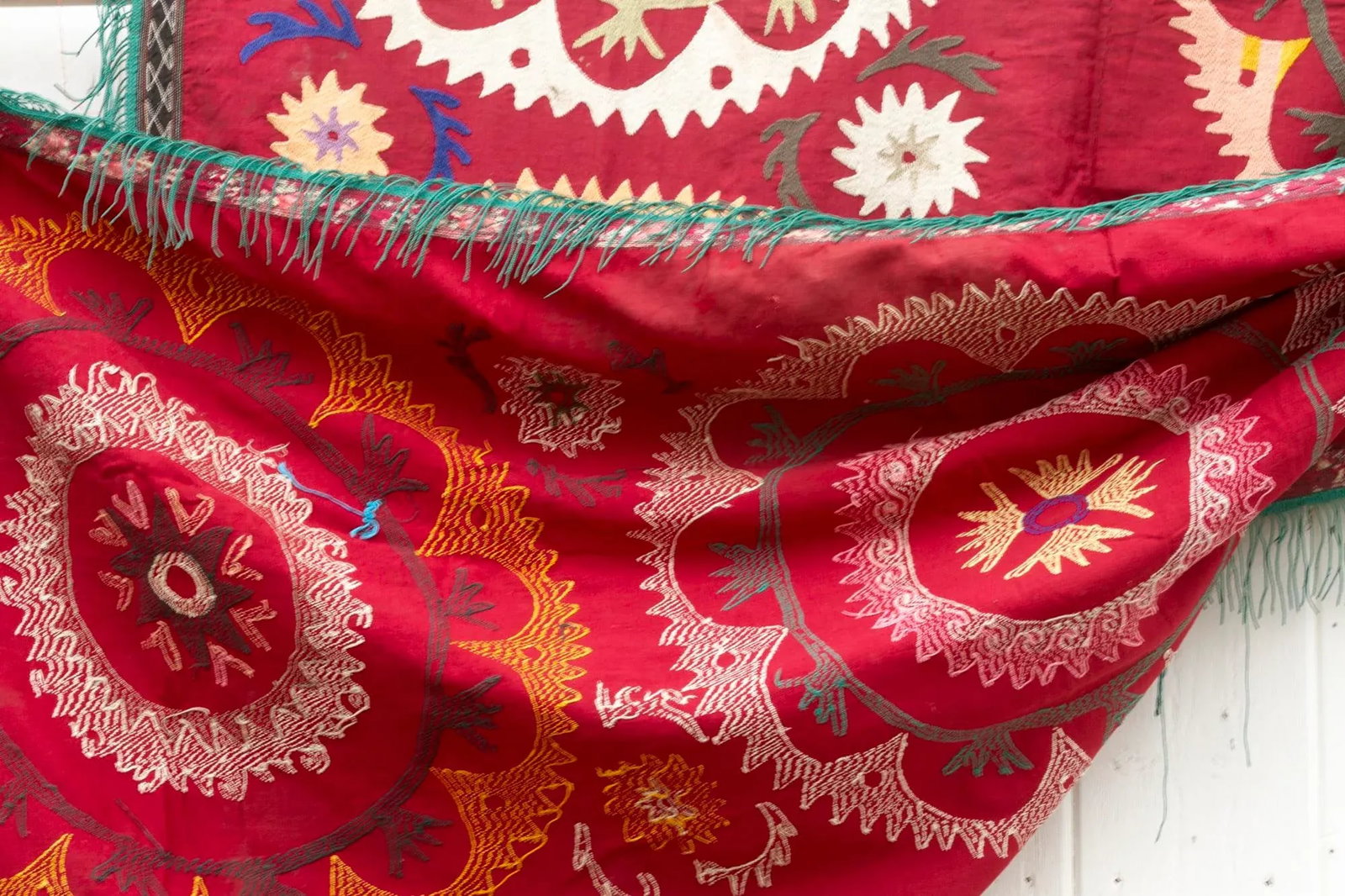 Mid-Century Mandawa Suzani Throw - 8