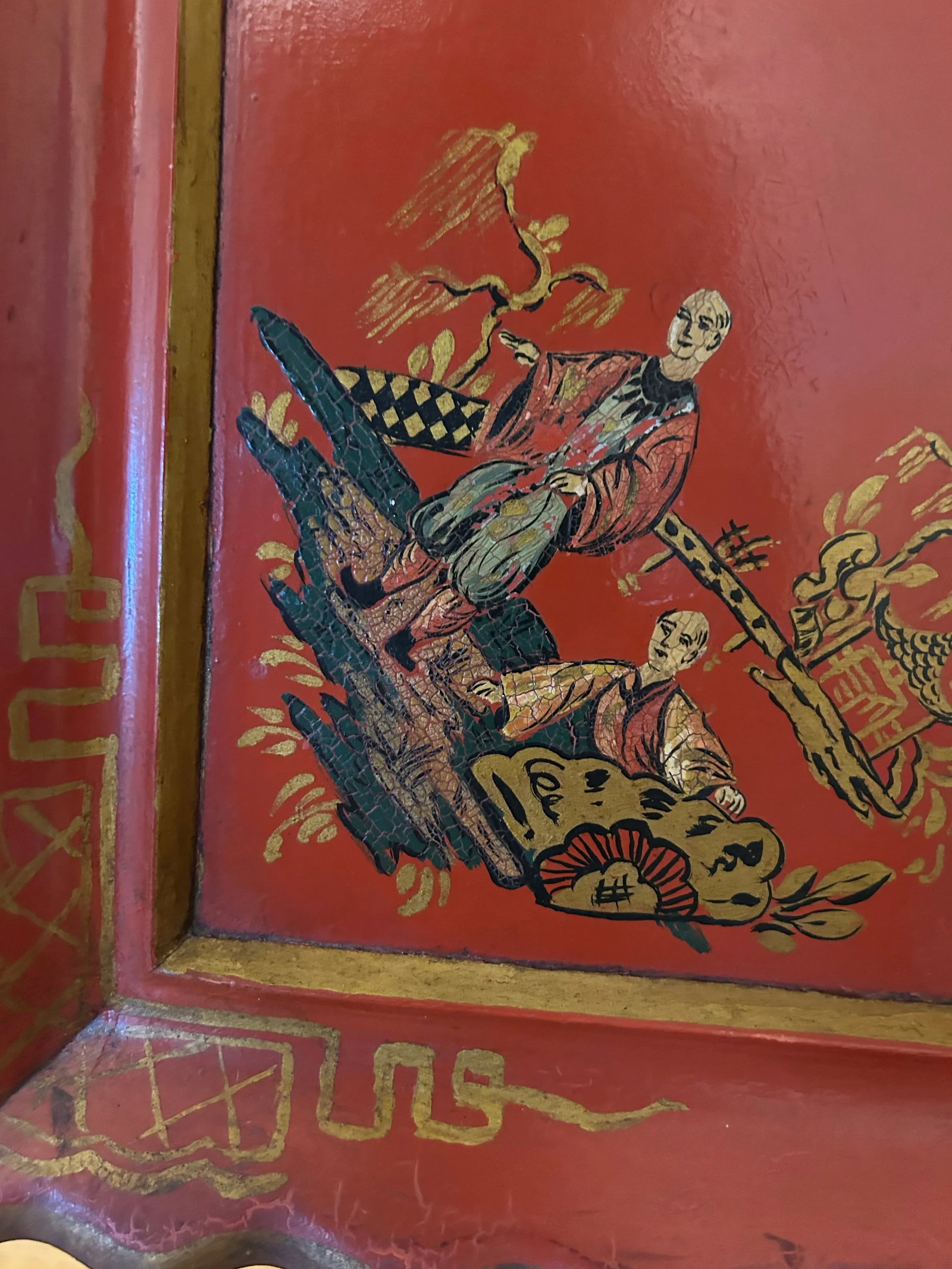 Early 20th Century Chinoiserie Tray - 8